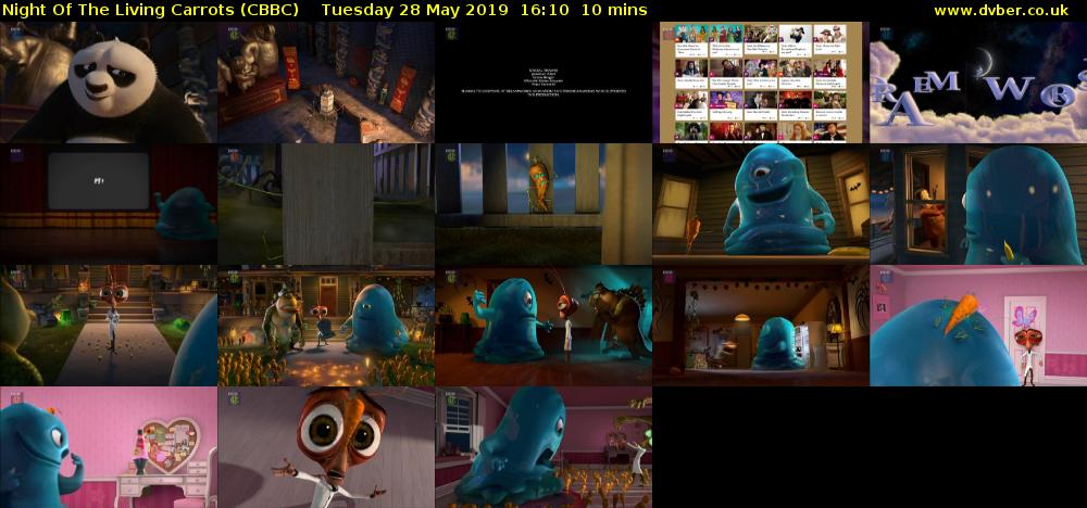 Night Of The Living Carrots (CBBC) Tuesday 28 May 2019 16:10 - 16:20