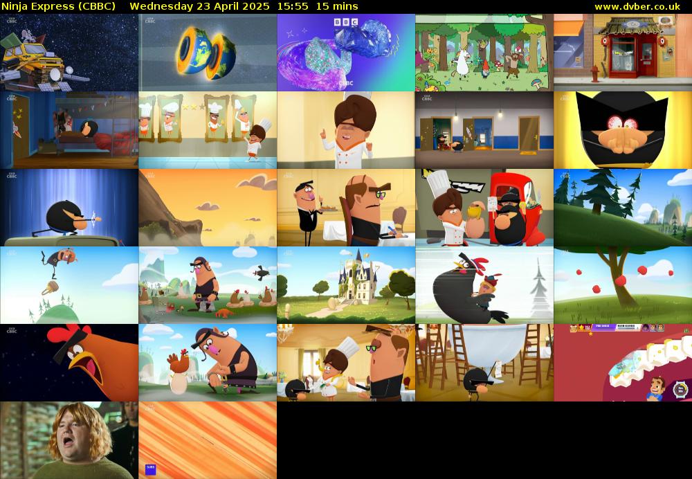 Ninja Express (CBBC) Wednesday 23 April 2025 15:55 - 16:10
