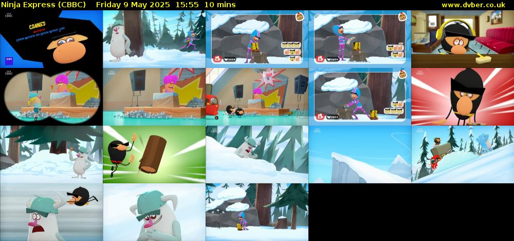 Ninja Express (CBBC) Friday 9 May 2025 15:55 - 16:05