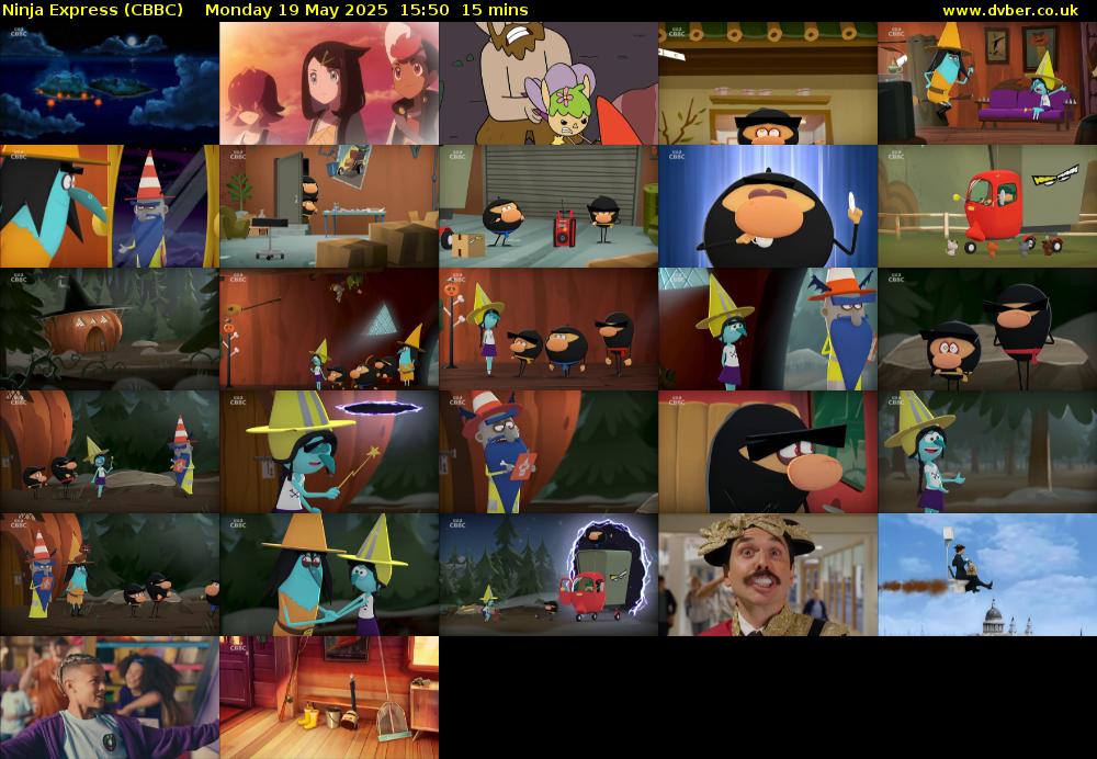 Ninja Express (CBBC) Monday 19 May 2025 15:50 - 16:05