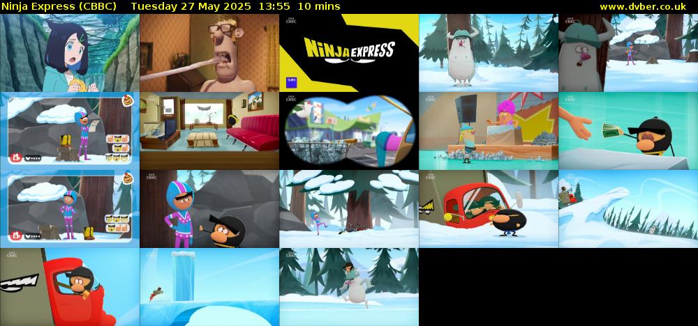 Ninja Express (CBBC) Tuesday 27 May 2025 13:55 - 14:05