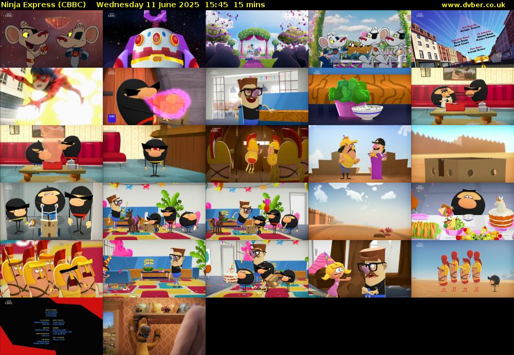 Ninja Express (CBBC) Wednesday 11 June 2025 15:45 - 16:00