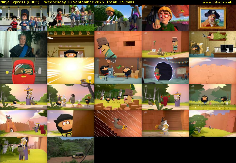 Ninja Express (CBBC) Wednesday 10 September 2025 15:40 - 15:55