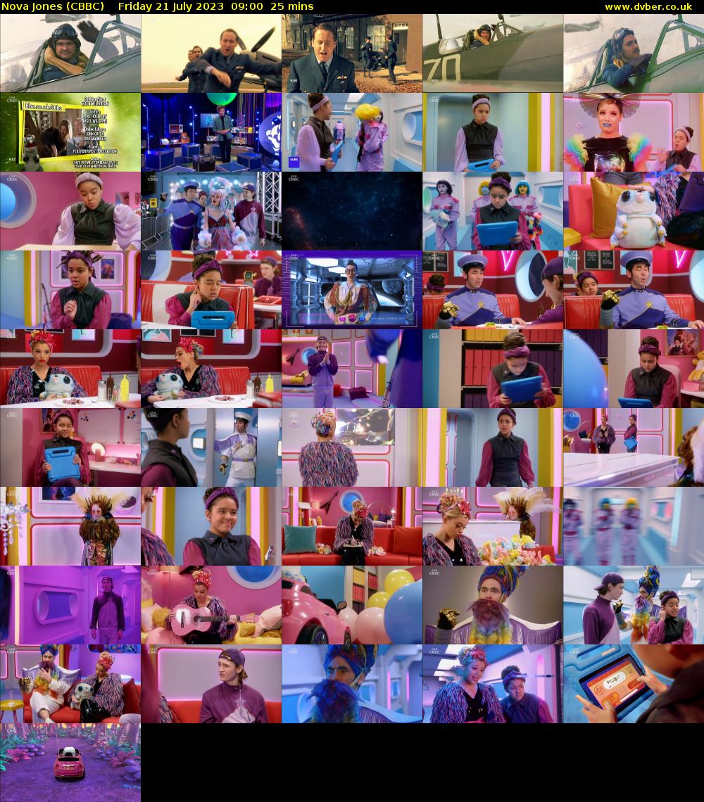 Nova Jones (CBBC) Friday 21 July 2023 09:00 - 09:25