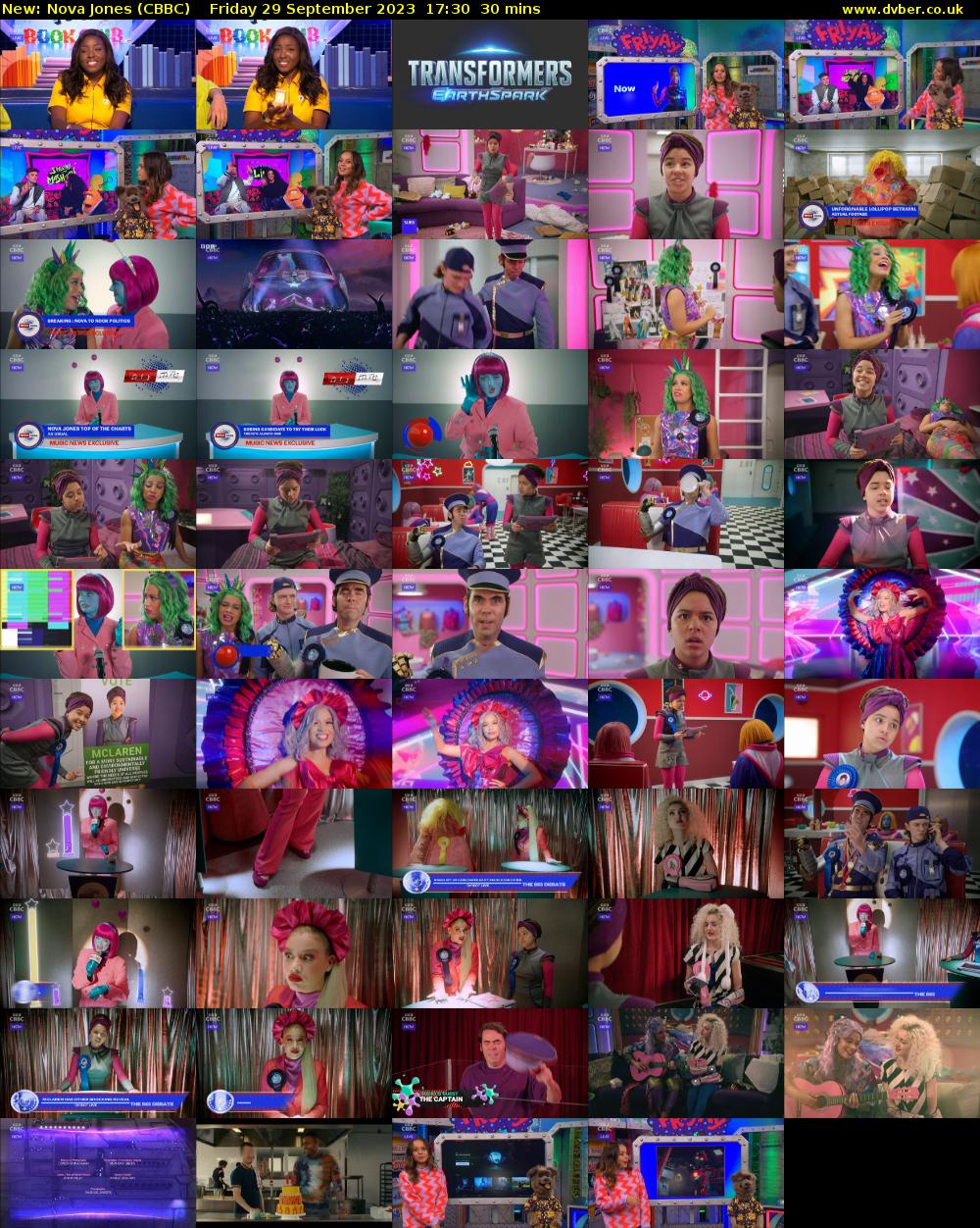 Nova Jones (CBBC) Friday 29 September 2023 17:30 - 18:00
