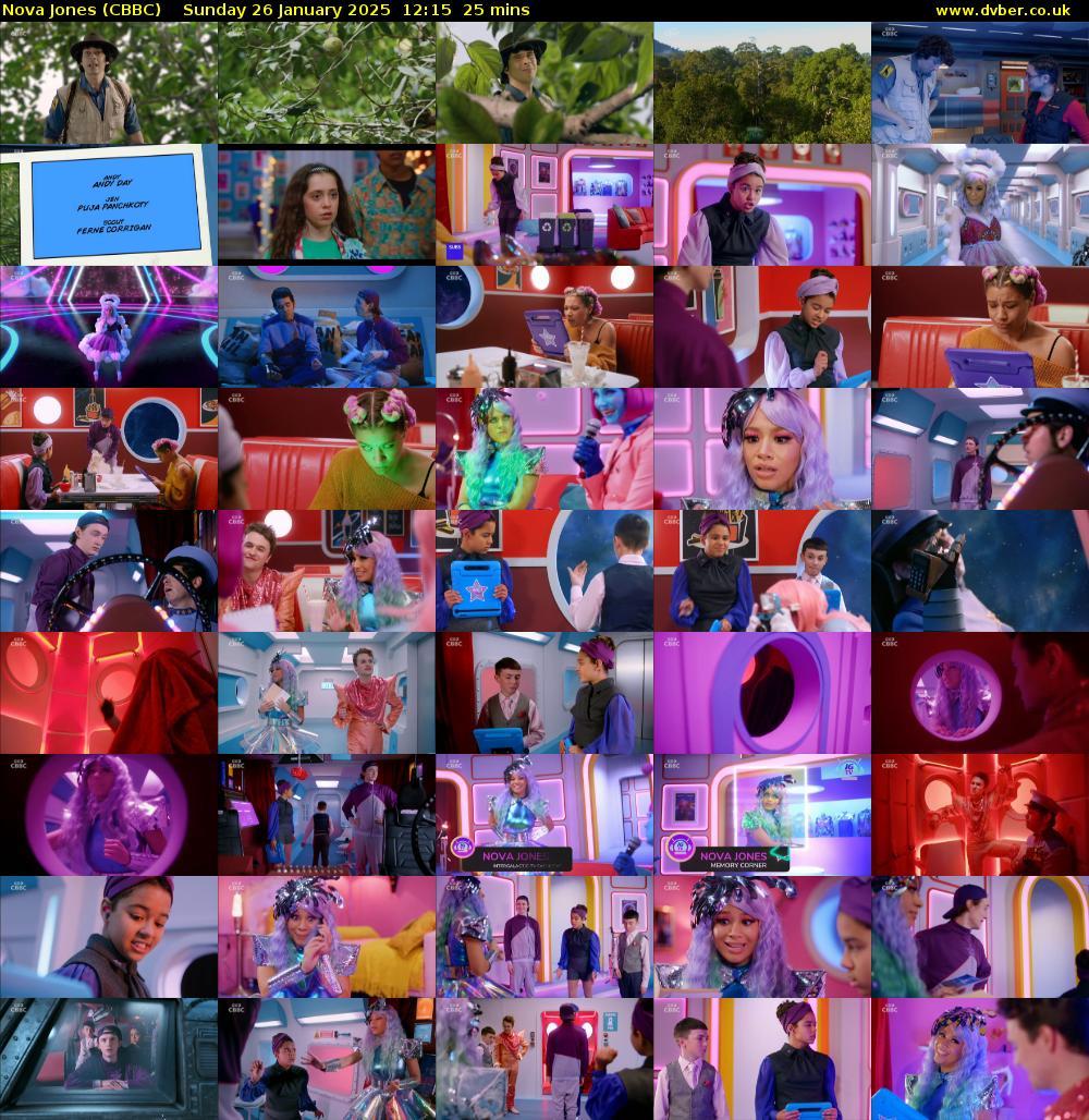 Nova Jones (CBBC) Sunday 26 January 2025 12:15 - 12:40
