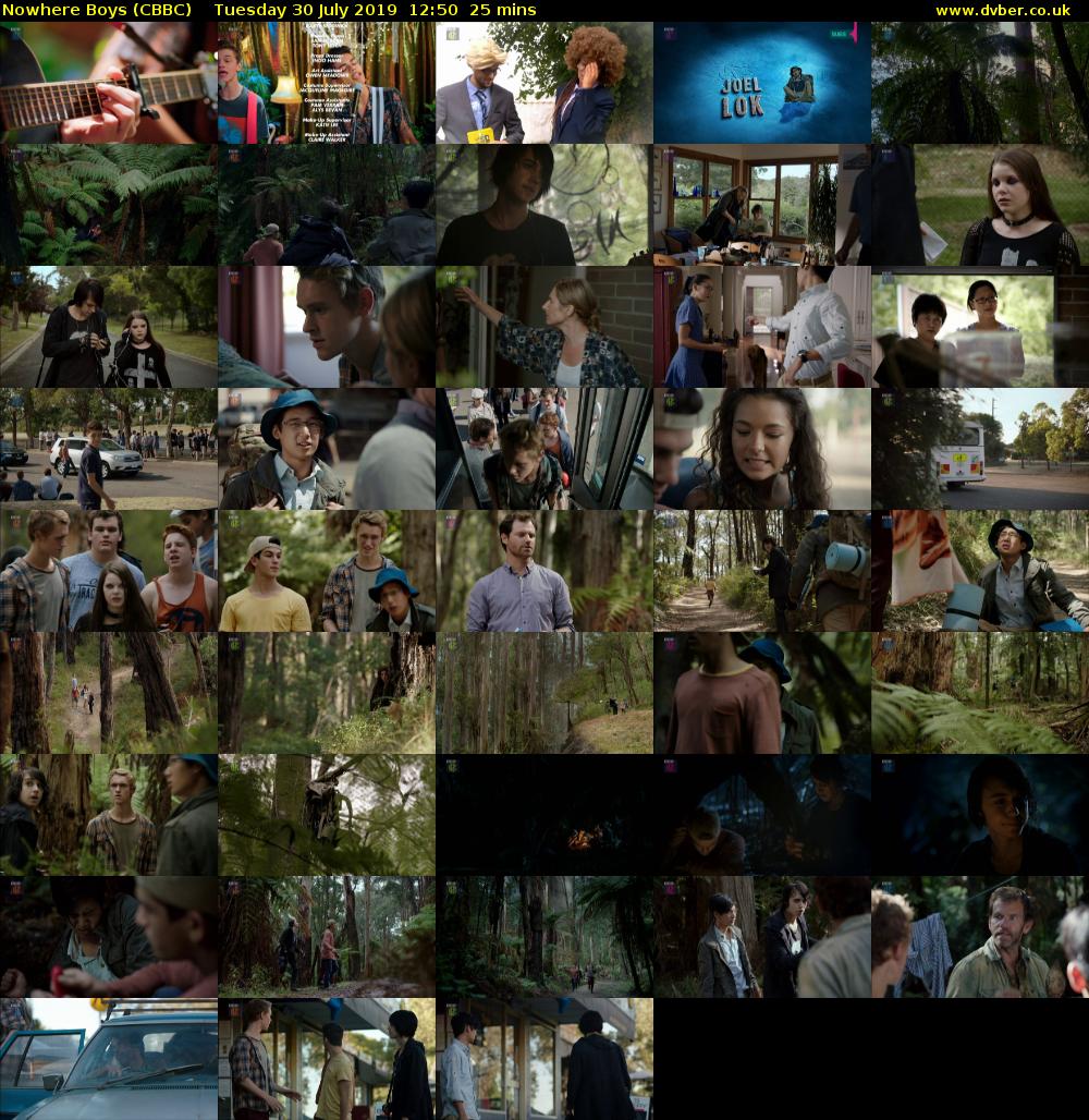Nowhere Boys (CBBC) Tuesday 30 July 2019 12:50 - 13:15