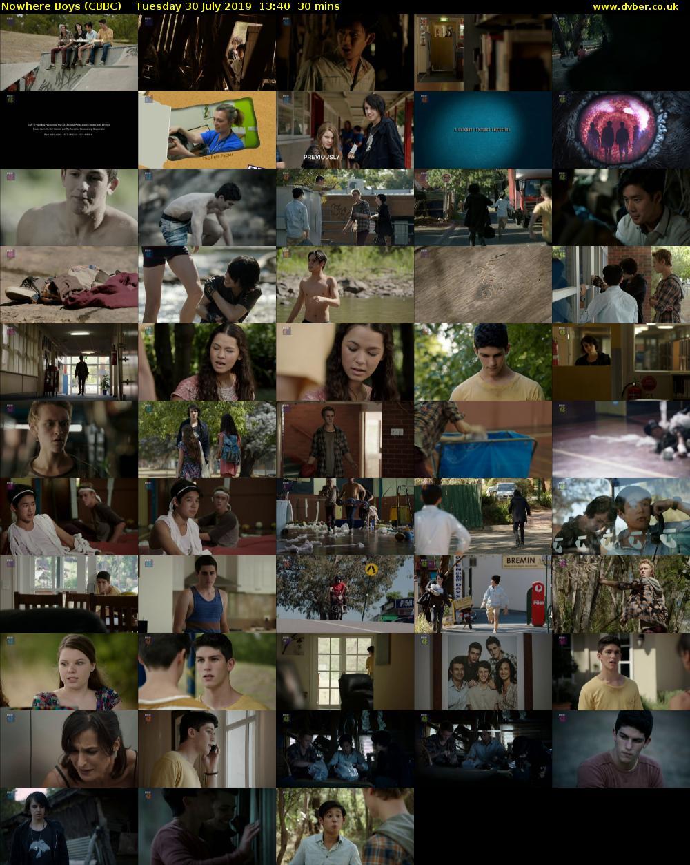 Nowhere Boys (CBBC) Tuesday 30 July 2019 13:40 - 14:10