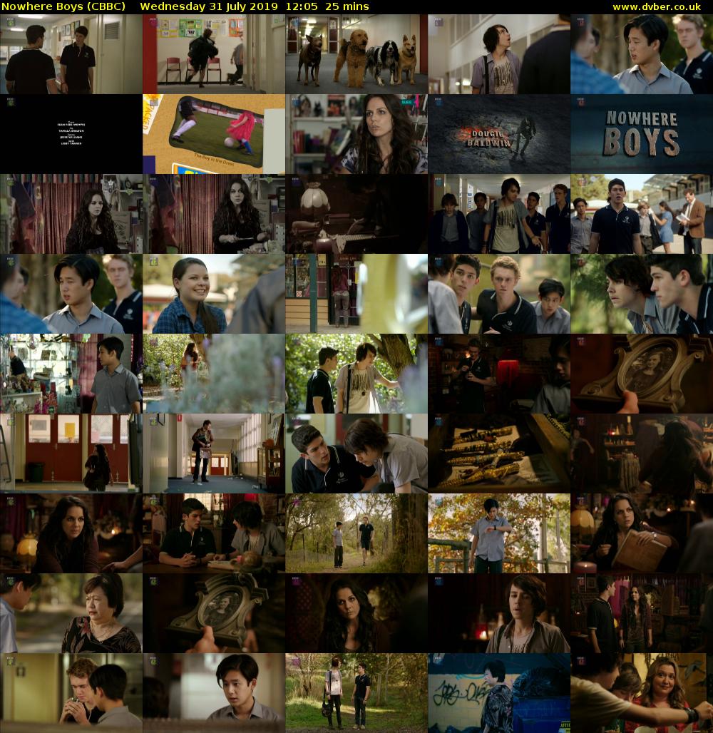 Nowhere Boys (CBBC) Wednesday 31 July 2019 12:05 - 12:30