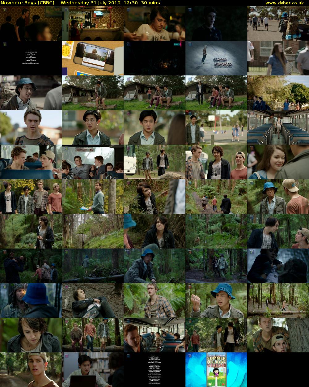 Nowhere Boys (CBBC) Wednesday 31 July 2019 12:30 - 13:00