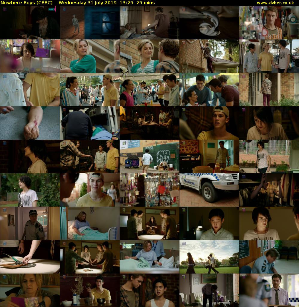 Nowhere Boys (CBBC) Wednesday 31 July 2019 13:25 - 13:50