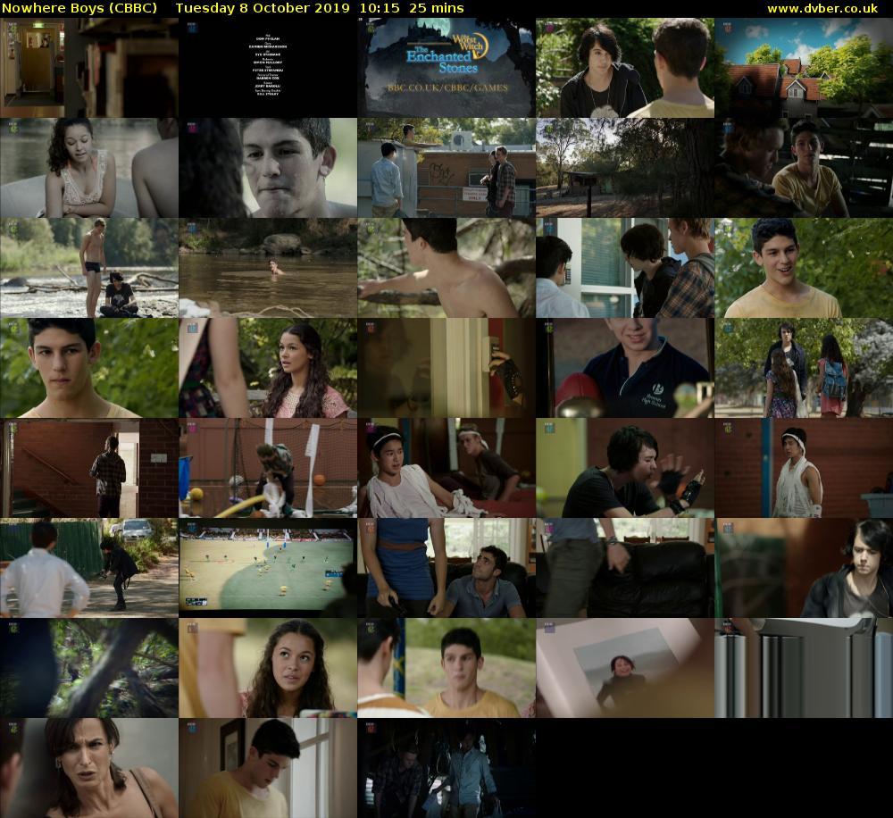 Nowhere Boys (CBBC) Tuesday 8 October 2019 10:15 - 10:40