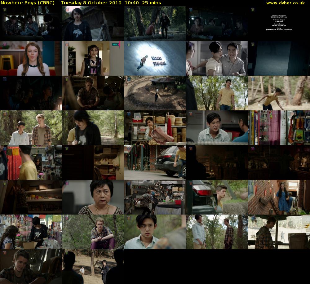 Nowhere Boys (CBBC) Tuesday 8 October 2019 10:40 - 11:05