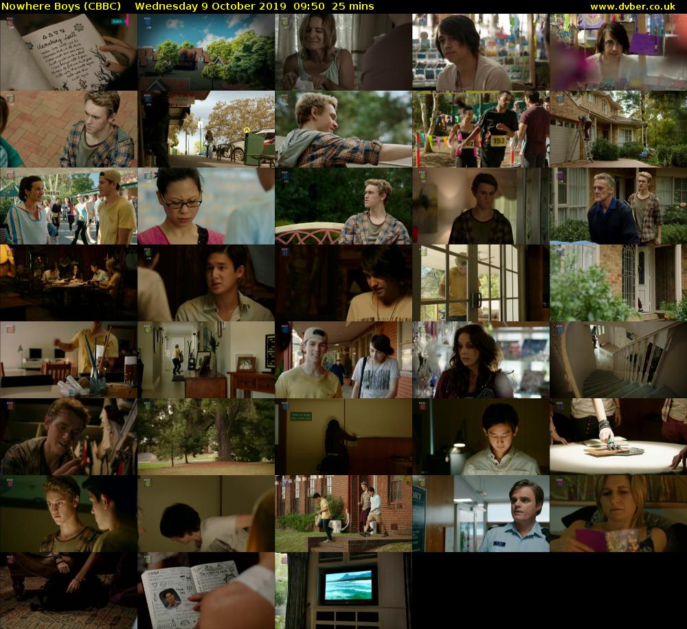 Nowhere Boys (CBBC) Wednesday 9 October 2019 09:50 - 10:15