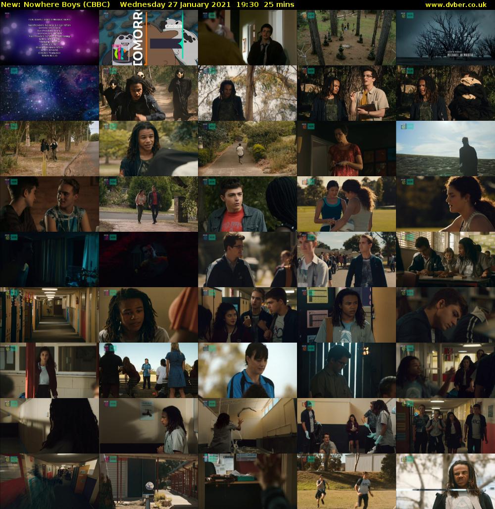Nowhere Boys (CBBC) Wednesday 27 January 2021 19:30 - 19:55