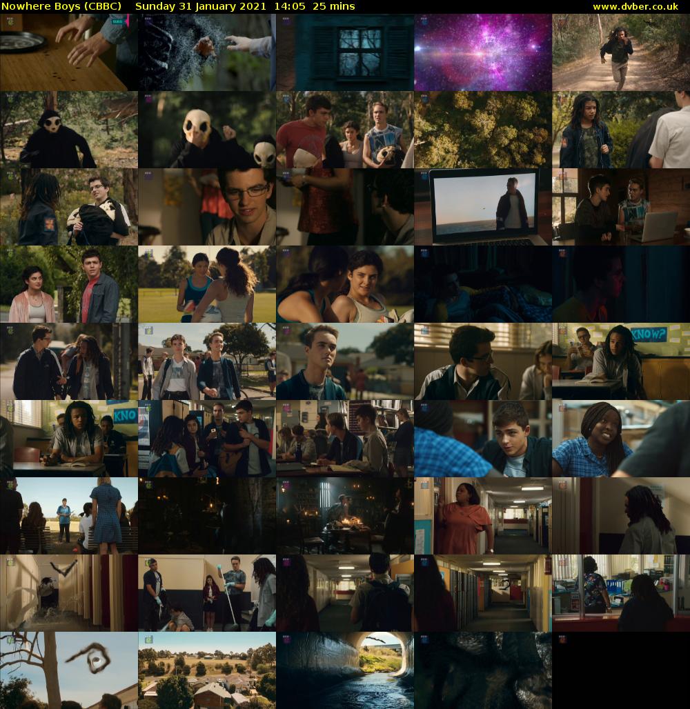 Nowhere Boys (CBBC) Sunday 31 January 2021 14:05 - 14:30