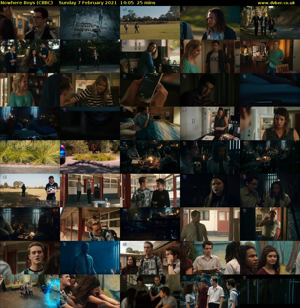 Nowhere Boys (CBBC) Sunday 7 February 2021 14:05 - 14:30