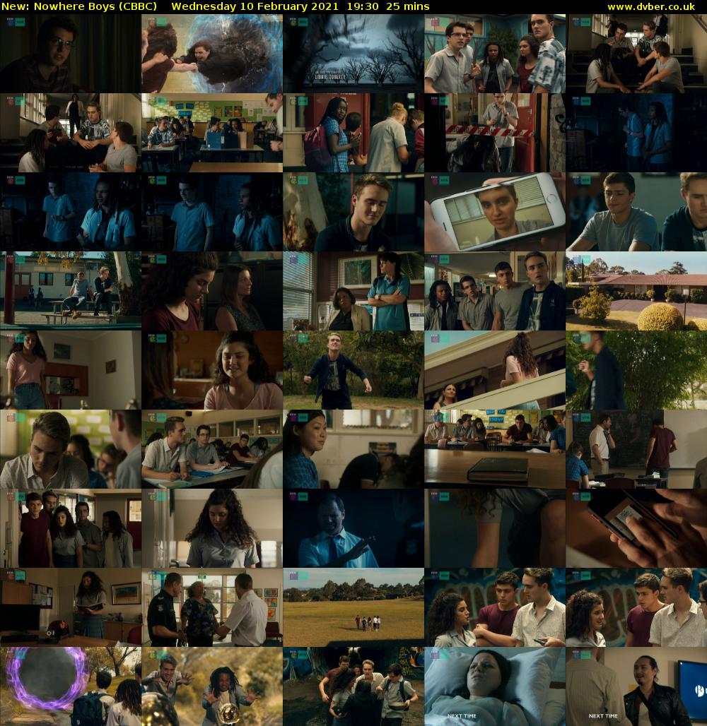 Nowhere Boys (CBBC) Wednesday 10 February 2021 19:30 - 19:55