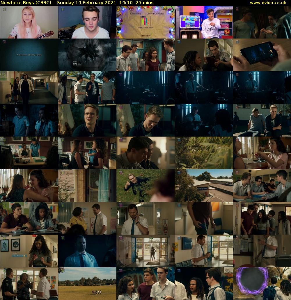 Nowhere Boys (CBBC) Sunday 14 February 2021 14:10 - 14:35