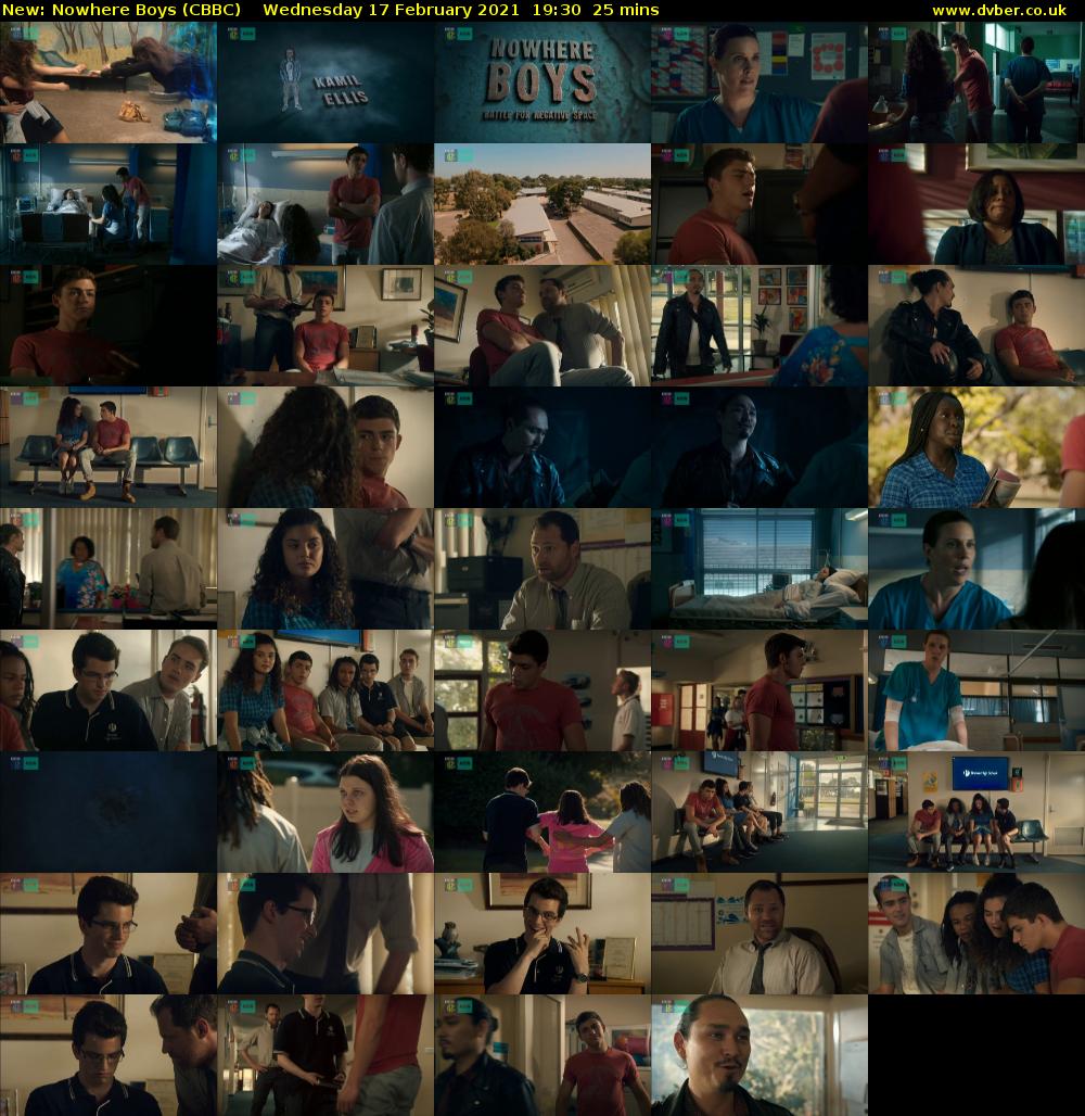 Nowhere Boys (CBBC) Wednesday 17 February 2021 19:30 - 19:55
