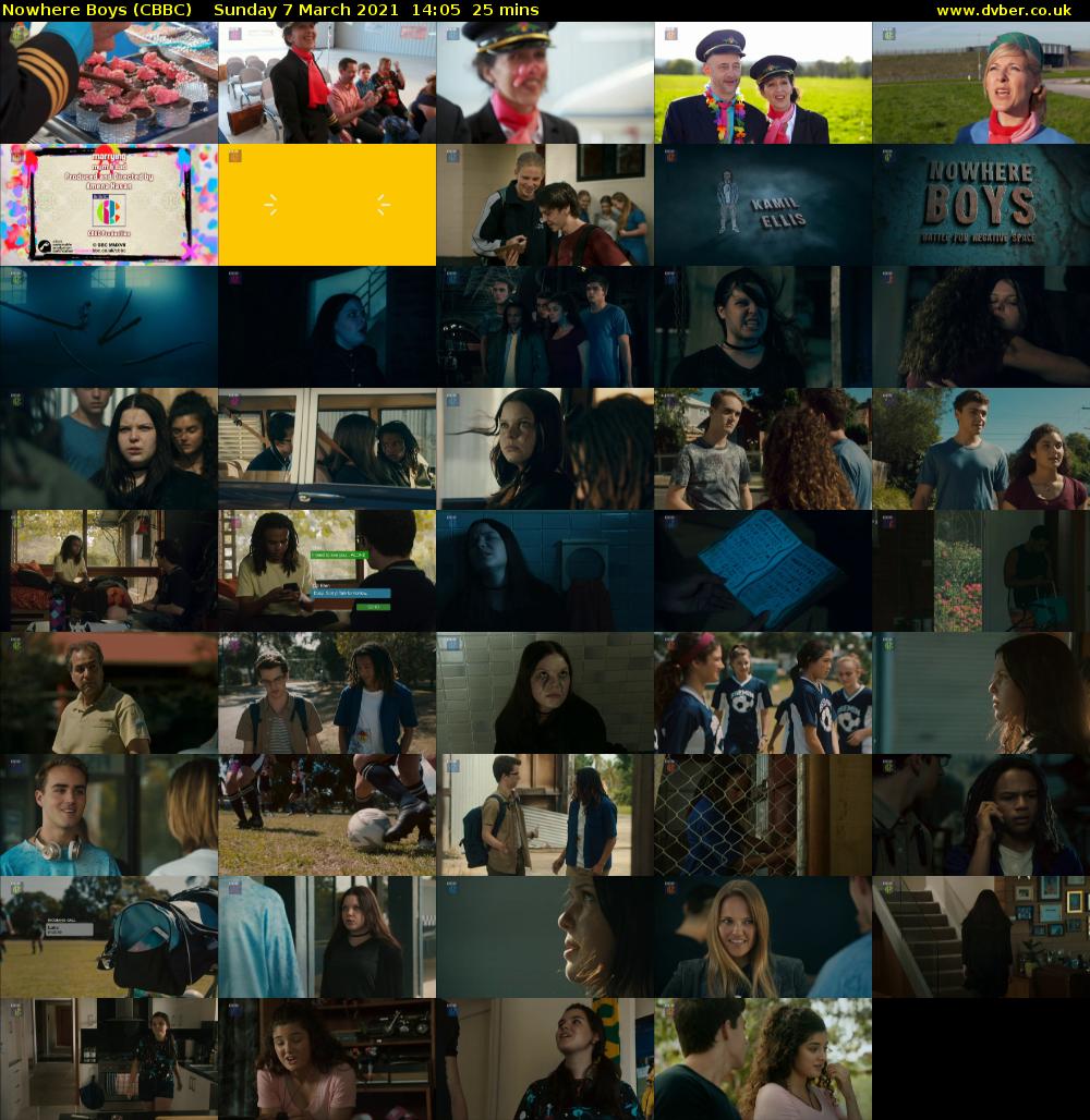 Nowhere Boys (CBBC) Sunday 7 March 2021 14:05 - 14:30