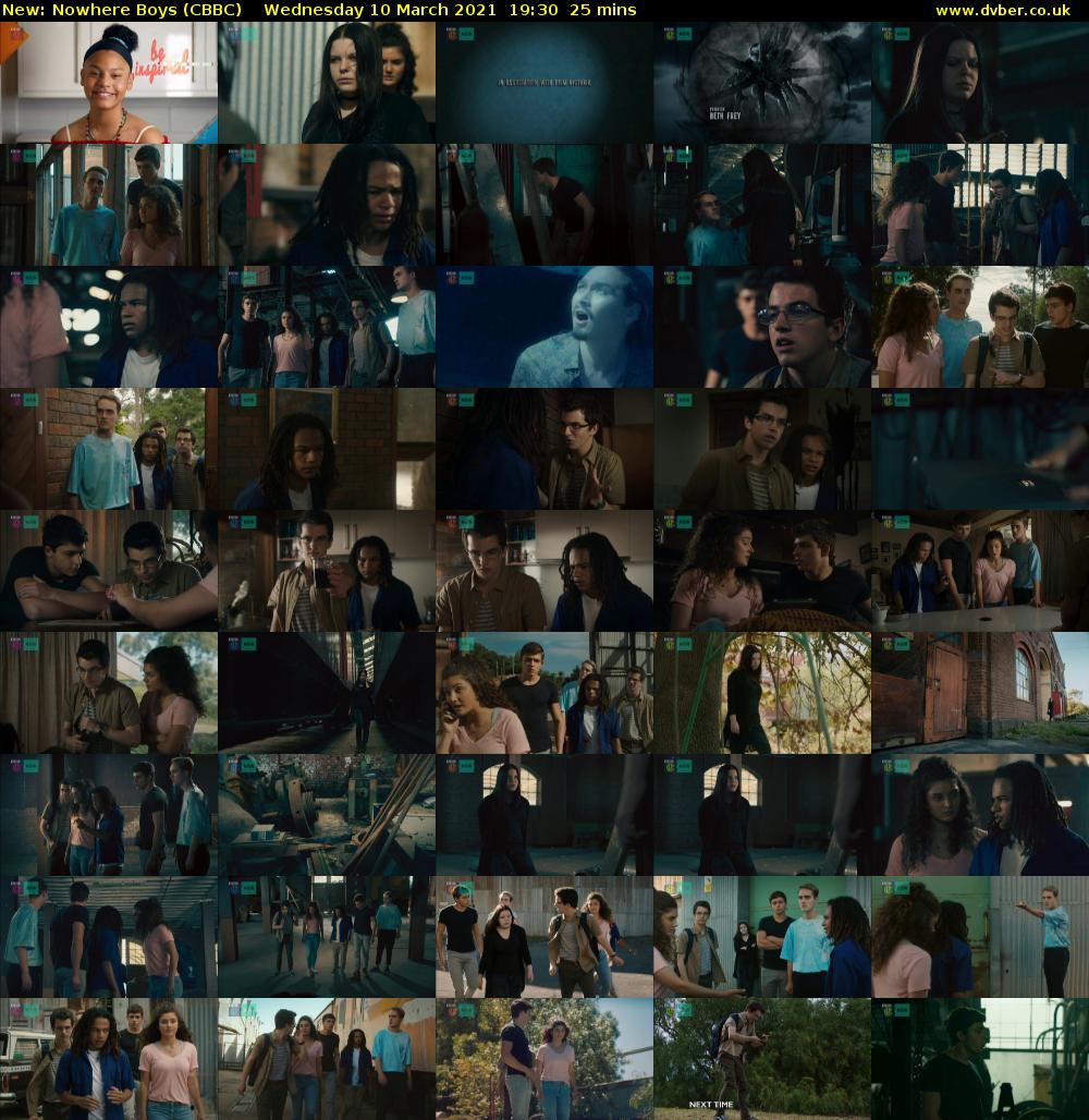 Nowhere Boys (CBBC) Wednesday 10 March 2021 19:30 - 19:55