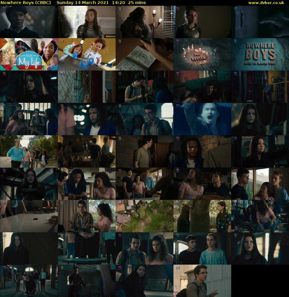 Nowhere Boys (CBBC) Sunday 14 March 2021 14:20 - 14:45