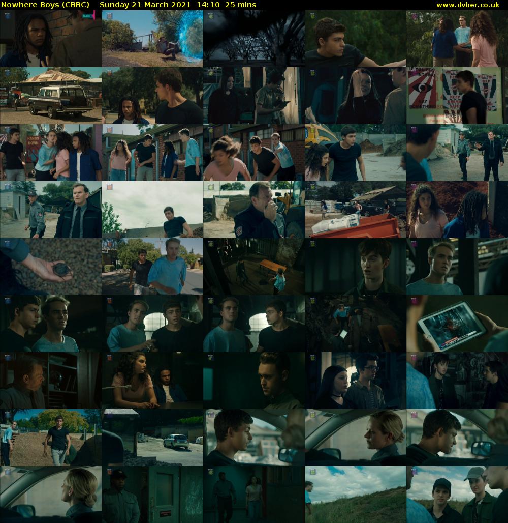 Nowhere Boys (CBBC) Sunday 21 March 2021 14:10 - 14:35