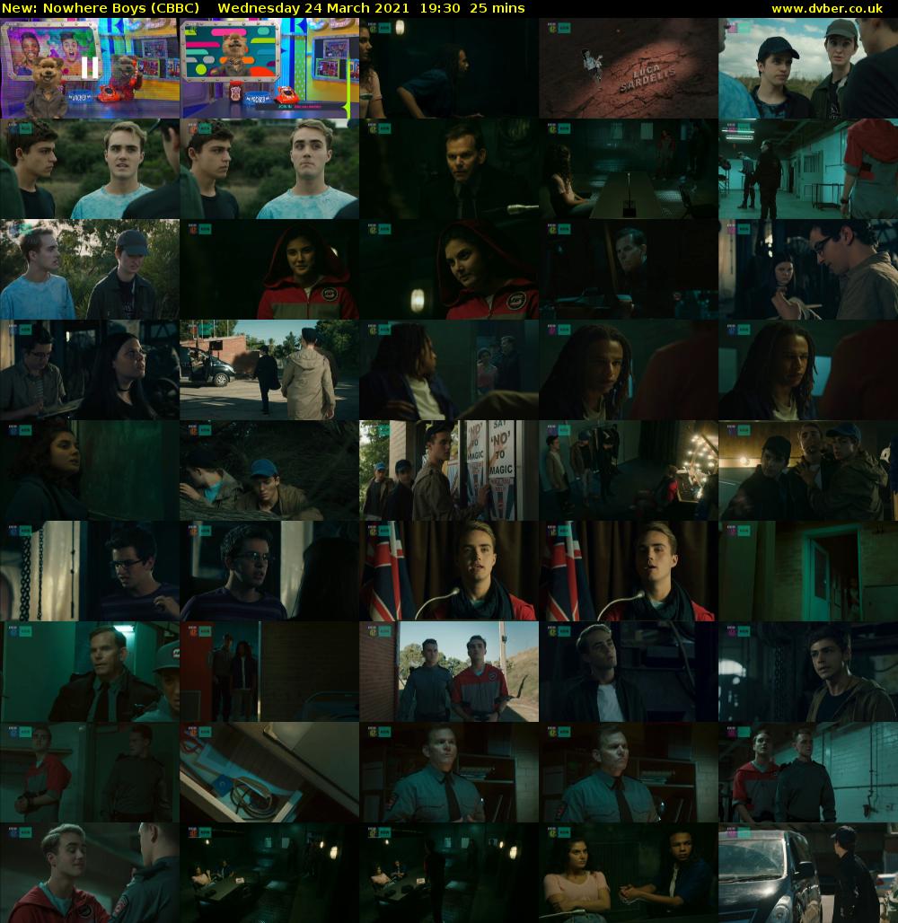 Nowhere Boys (CBBC) Wednesday 24 March 2021 19:30 - 19:55
