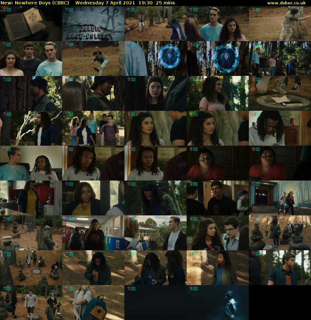 Nowhere Boys (CBBC) Wednesday 7 April 2021 19:30 - 19:55