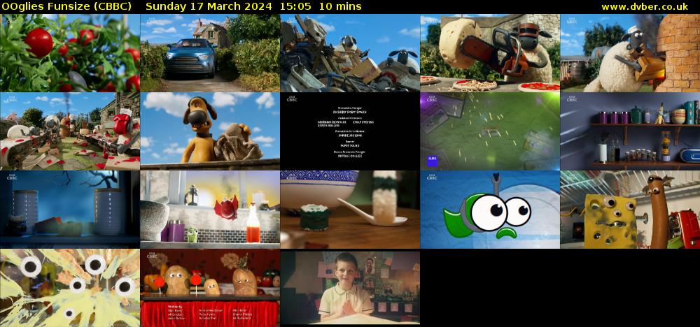 OOglies Funsize (CBBC) Sunday 17 March 2024 15:05 - 15:15