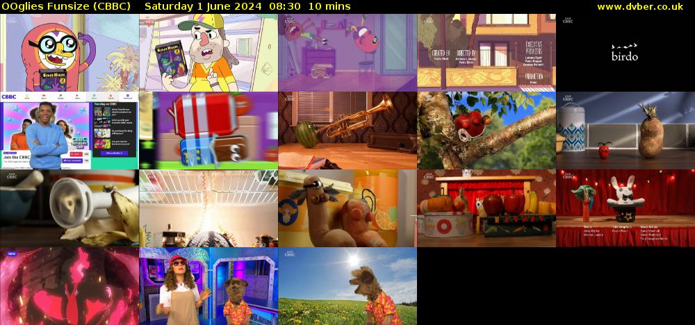 OOglies Funsize (CBBC) Saturday 1 June 2024 08:30 - 08:40