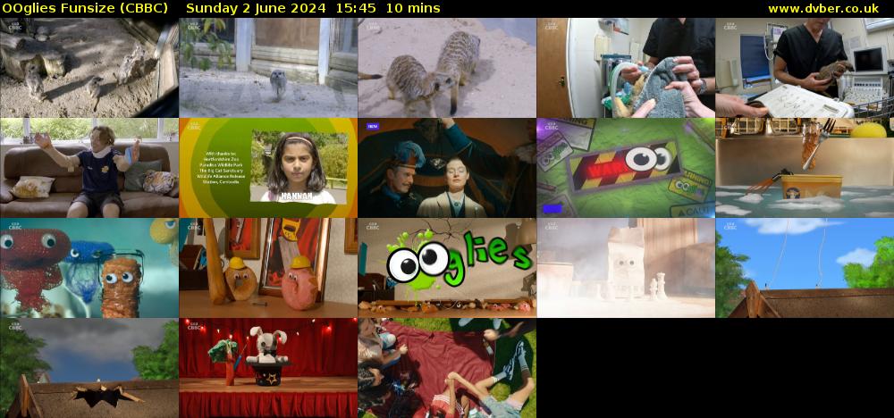 OOglies Funsize (CBBC) Sunday 2 June 2024 15:45 - 15:55