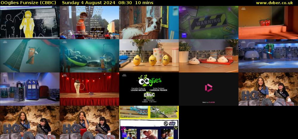 OOglies Funsize (CBBC) Sunday 4 August 2024 08:30 - 08:40