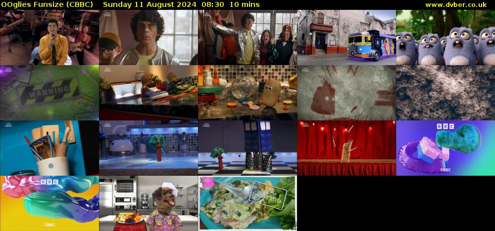 OOglies Funsize (CBBC) Sunday 11 August 2024 08:30 - 08:40