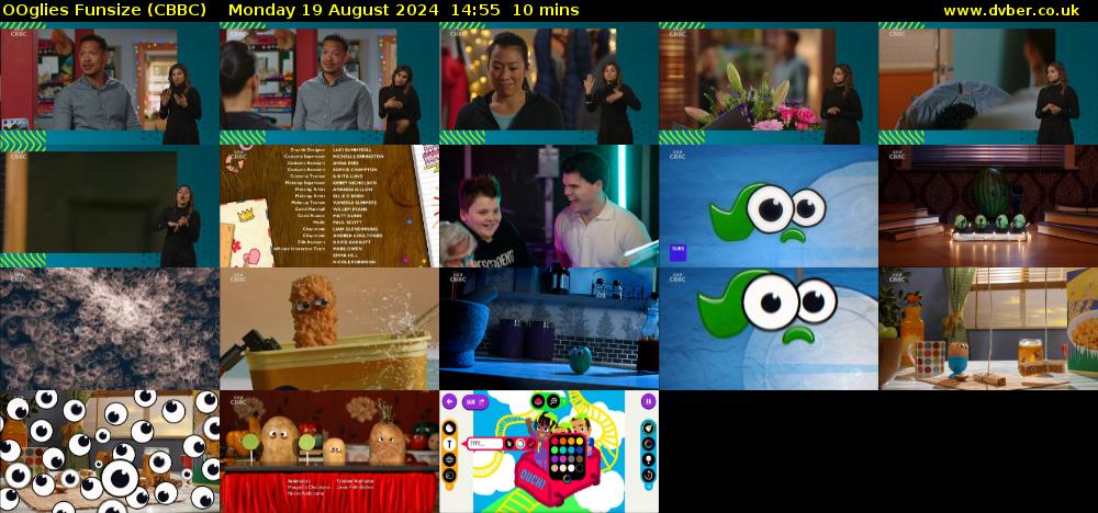 OOglies Funsize (CBBC) Monday 19 August 2024 14:55 - 15:05