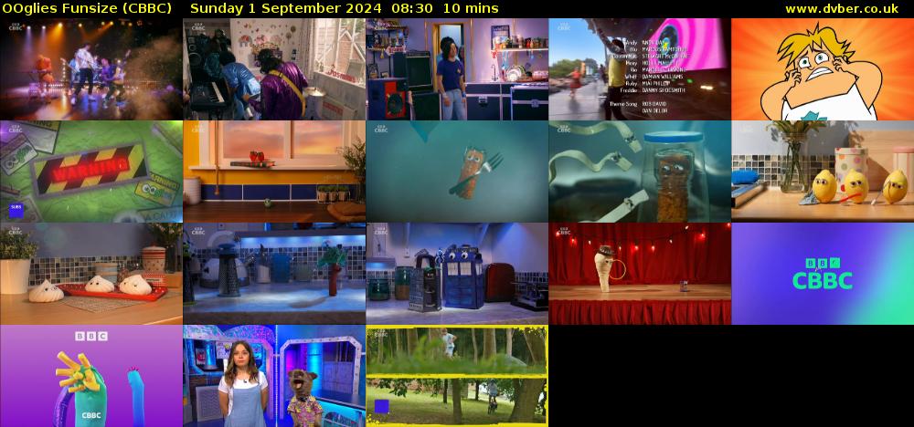 OOglies Funsize (CBBC) Sunday 1 September 2024 08:30 - 08:40