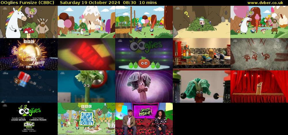 OOglies Funsize (CBBC) Saturday 19 October 2024 08:30 - 08:40