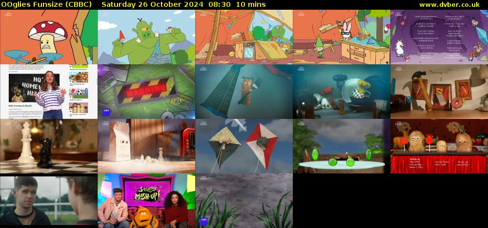 OOglies Funsize (CBBC) Saturday 26 October 2024 08:30 - 08:40