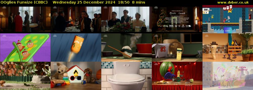 OOglies Funsize (CBBC) Wednesday 25 December 2024 18:50 - 18:58