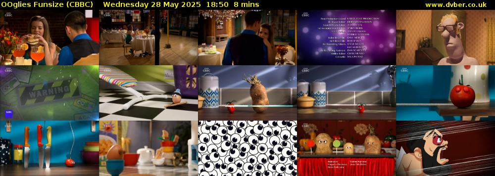 OOglies Funsize (CBBC) Wednesday 28 May 2025 18:50 - 18:58