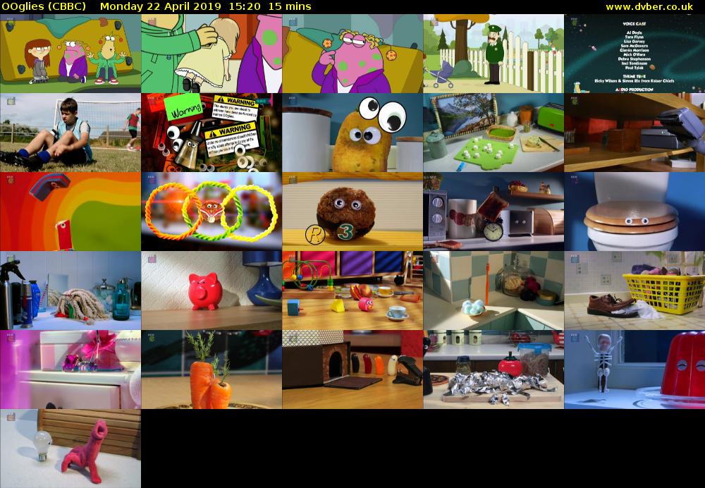 OOglies (CBBC) Monday 22 April 2019 15:20 - 15:35