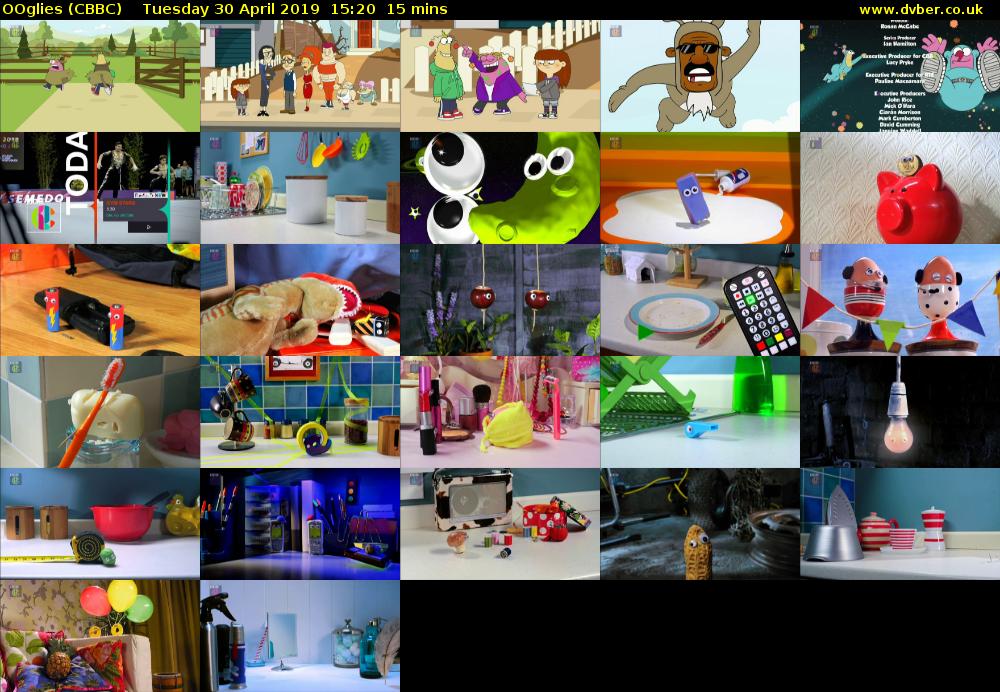 OOglies (CBBC) Tuesday 30 April 2019 15:20 - 15:35