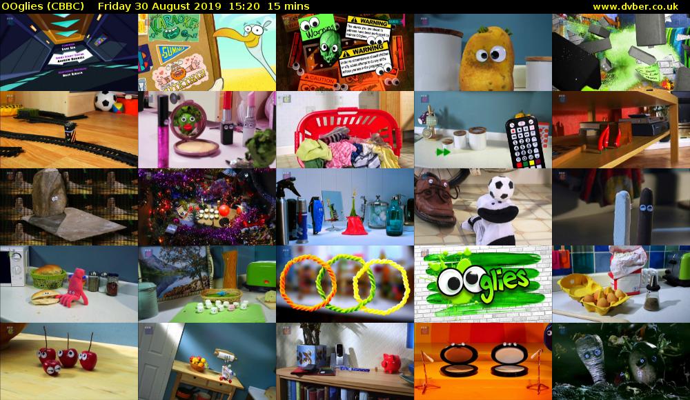 OOglies (CBBC) Friday 30 August 2019 15:20 - 15:35