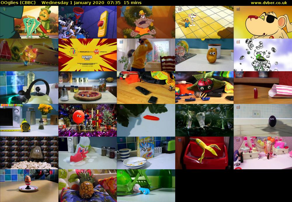 OOglies (CBBC) Wednesday 1 January 2020 07:35 - 07:50