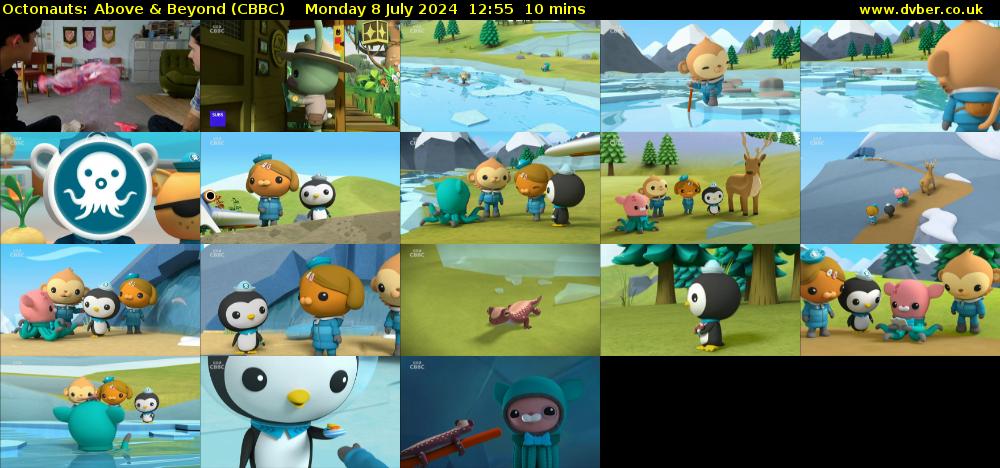 Octonauts: Above & Beyond (CBBC) Monday 8 July 2024 12:55 - 13:05