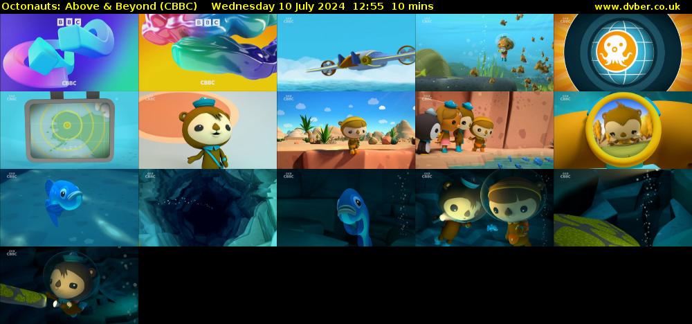 Octonauts: Above & Beyond (CBBC) Wednesday 10 July 2024 12:55 - 13:05