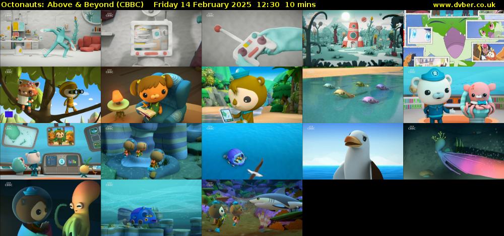 Octonauts: Above & Beyond (CBBC) Friday 14 February 2025 12:30 - 12:40