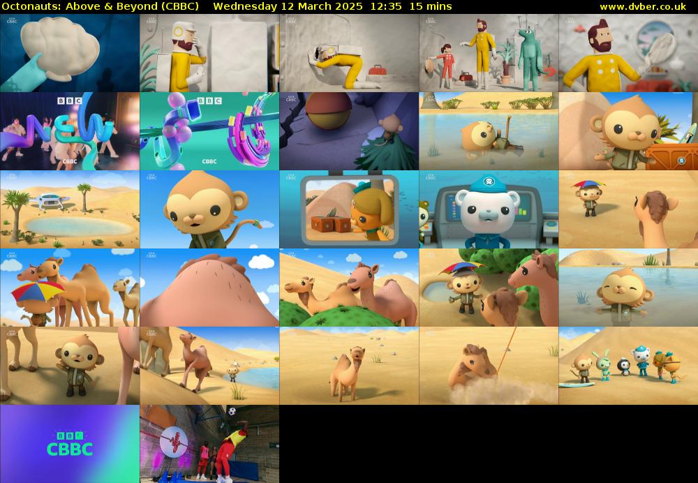 Octonauts: Above & Beyond (CBBC) Wednesday 12 March 2025 12:35 - 12:50