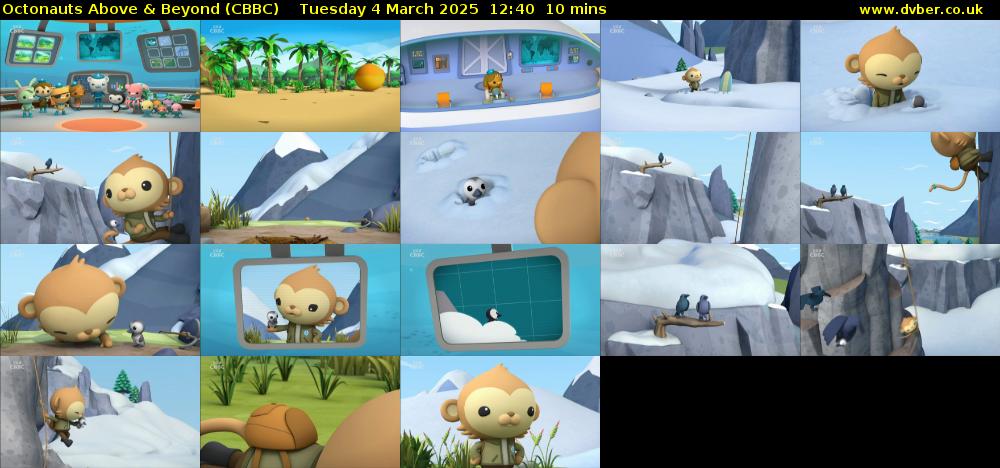 Octonauts Above & Beyond (CBBC) Tuesday 4 March 2025 12:40 - 12:50